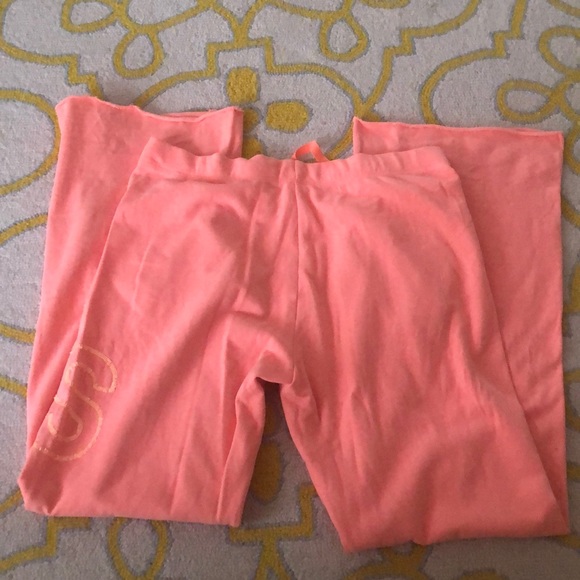 🧡VS Pink Sweatpants🧡 Sz L - Picture 6 of 9